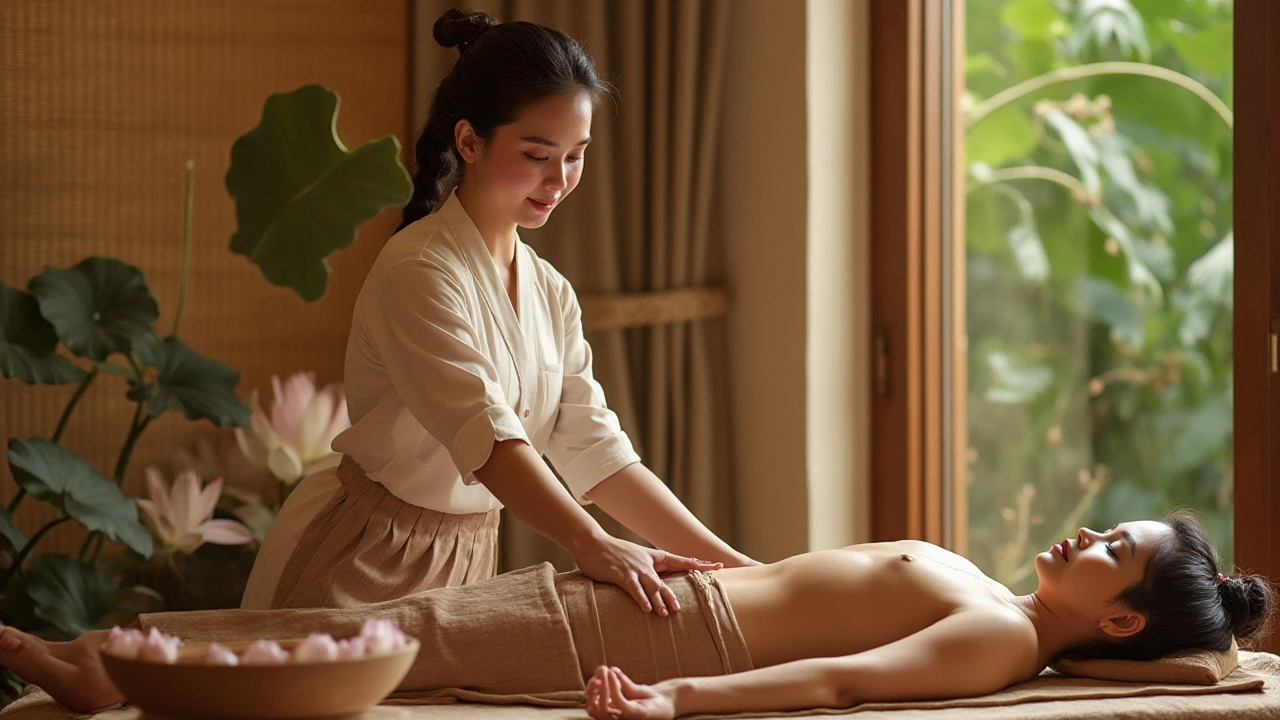 Lợi ích sức khỏe từ massage Thái