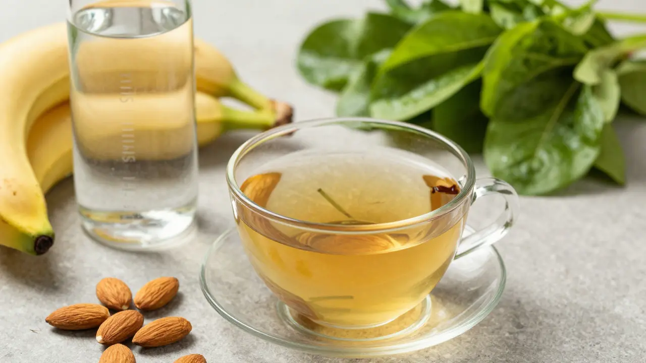 Nước lọc, trà thảo mộc và thực phẩm giàu magie cho sức khỏe